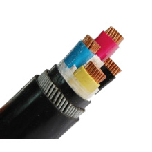 0.6-1kv Cu / Al PVC / XLPE Swa / Sta Cable de alimentación blindado